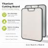image:imageFreshware Titanium Cutting Board for Kitchen Double Sided and Non Slip Cutting Boards Pure TitaniumPP Chopping Board with Juice Grooves Dishwasher Safe Large 152 by 105152L x 105W