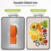 image:imageFreshware Titanium Cutting Board for Kitchen Double Sided and Non Slip Cutting Boards Pure TitaniumPP Chopping Board with Juice Grooves Dishwasher Safe Large 152 by 105162L x 11W