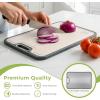 image:imageFreshware Titanium Cutting Board for Kitchen Double Sided and Non Slip Cutting Boards Pure TitaniumPP Chopping Board with Juice Grooves Dishwasher Safe Large 152 by 105152L x 105W