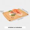 image:imageFreshware Wood Cutting Boards for Kitchen Dishwasher Safe Medium 12 x 9 and Large 15 x 1125 Set of 2 Black15 x 1125 Groove Natural Slate