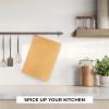 image:imageFreshware Wood Cutting Boards for Kitchen Dishwasher Safe Medium 12 x 9 and Large 15 x 1125 Set of 2 Black15 x 1125 No Groove Natural