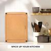 image:imageFreshware Wood Cutting Boards for Kitchen Dishwasher Safe Medium 12 x 9 and Large 15 x 1125 Set of 2 Black18 x 13 Groove Natural