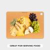 image:imageFreshware Wood Cutting Boards for Kitchen Dishwasher Safe Medium 12 x 9 and Large 15 x 1125 Set of 2 Black18 x 13 No Groove Natural Slate