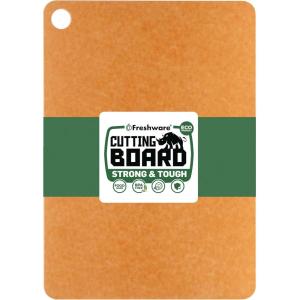 image:imageFreshware Wood Cutting Boards for Kitchen Dishwasher Safe Medium 12 x 9 and Large 15 x 1125 Set of 2 Black15 x 1125 No Groove Natural