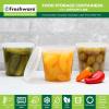image:imageFreshware Food Storage Containers with Lids 81632 oz x 20 each 60 sets Deli Containers Microwave and Freezer Safe Stackable Leakproof BPA Free Clear24 oz  48 Sets