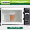 image:imageFreshware Food Storage Containers with Lids 81632 oz x 20 each 60 sets Deli Containers Microwave and Freezer Safe Stackable Leakproof BPA Free Clear32 oz  240 Sets