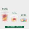 image:imageFreshware Food Storage Containers with Lids 81632 oz x 20 each 60 sets Deli Containers Microwave and Freezer Safe Stackable Leakproof BPA Free Clear8  16  32 oz 60 Set