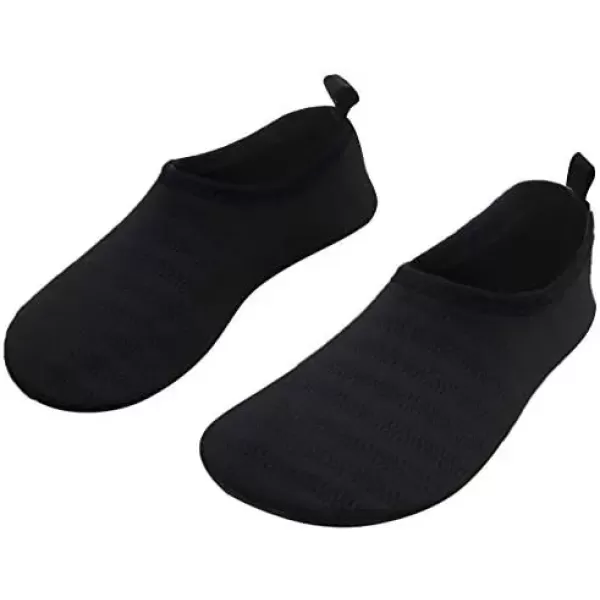 imageBomKinta Kids Water Shoes Boys Girls Barefoot Quick Dry NonSlip Aqua Socks for Beach Swimming PoolBlack