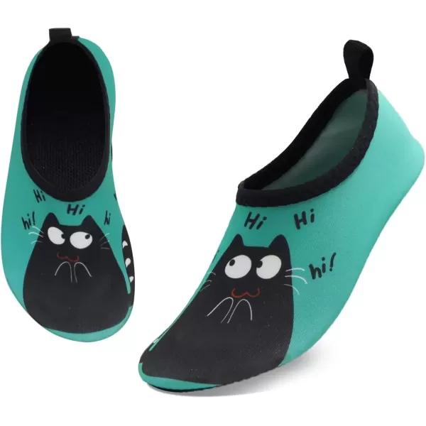 imageBomKinta Kids Water Shoes Boys Girls Barefoot Quick Dry NonSlip Aqua Socks for Beach Swimming PoolKitten