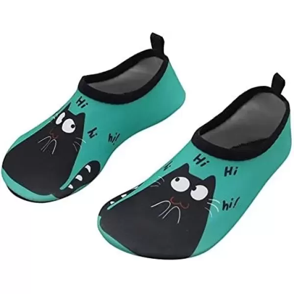 imageBomKinta Kids Water Shoes Boys Girls Barefoot Quick Dry NonSlip Aqua Socks for Beach Swimming PoolKitten