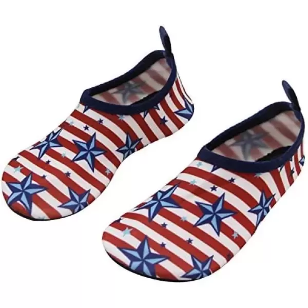 imageBomKinta Kids Water Shoes Boys Girls Barefoot Quick Dry NonSlip Aqua Socks for Beach Swimming PoolRed