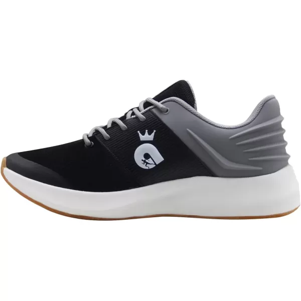 imageBomKinta Mens Sport Running Shoes Non Slip Casual Breathable Sneakers Male Footwear for Gym Athletic Training JoggingBlack Gray