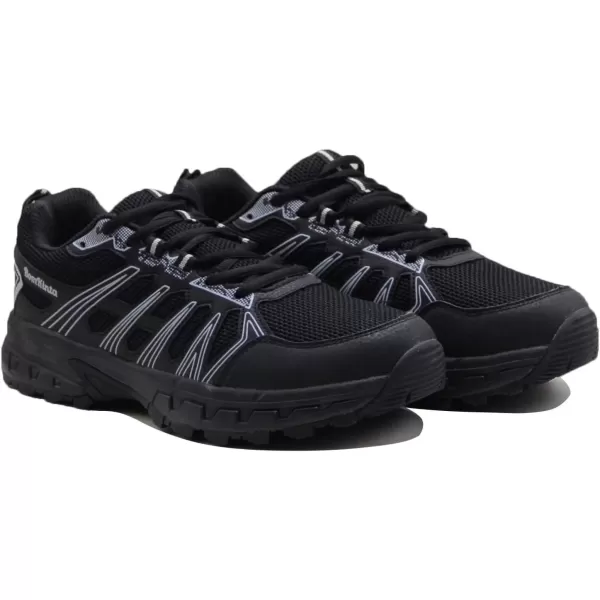 imageBomKinta Mens Walking Shoes Breathable Gym Sneakers Fashion Athletic ShoesBlack White