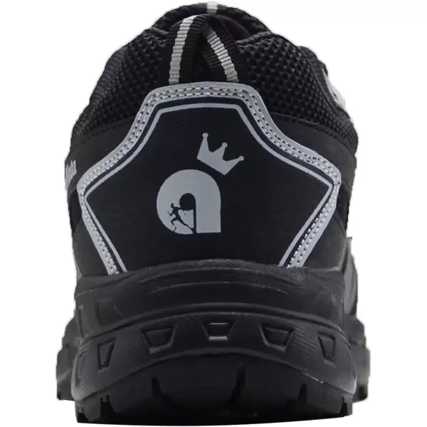 imageBomKinta Mens Walking Shoes Breathable Gym Sneakers Fashion Athletic ShoesBlack White