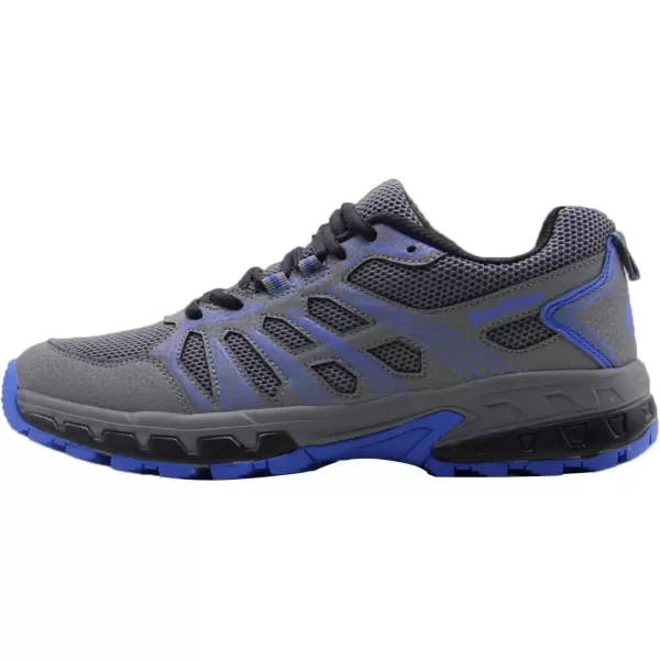 imageBomKinta Mens Walking Shoes Breathable Gym Sneakers Fashion Athletic ShoesGray Blue