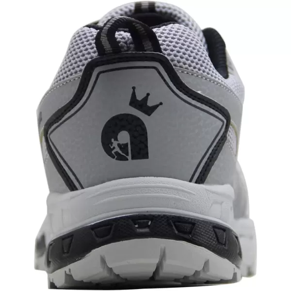 imageBomKinta Mens Walking Shoes Breathable Gym Sneakers Fashion Athletic ShoesGray White