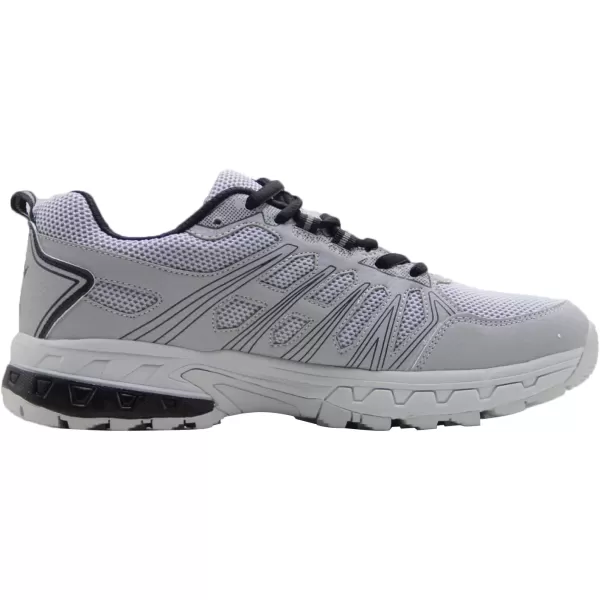 imageBomKinta Mens Walking Shoes Breathable Gym Sneakers Fashion Athletic ShoesGray White