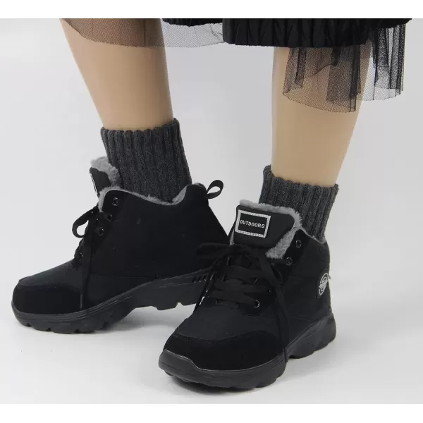 imageBomKinta Boot Socks for Women Winter Solid Thick Warm Socks Cozy Crew Socks Christmas GiftBlack Cream Gray Beige Brown 5 Pairs