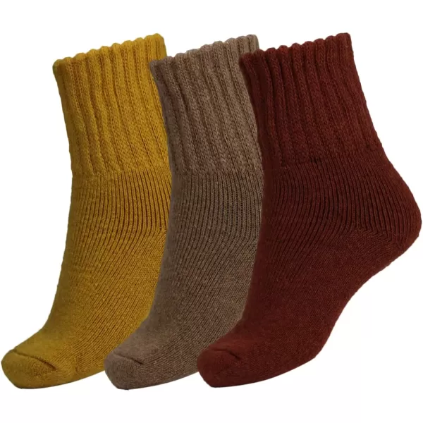 imageBomKinta Boot Socks for Women Winter Solid Thick Warm Socks Cozy Crew Socks Christmas GiftMixcolor 4
