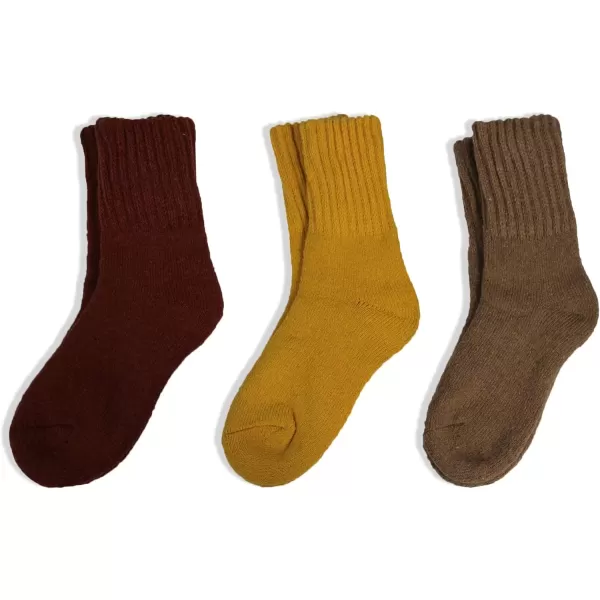 imageBomKinta Boot Socks for Women Winter Solid Thick Warm Socks Cozy Crew Socks Christmas GiftMixcolor 4