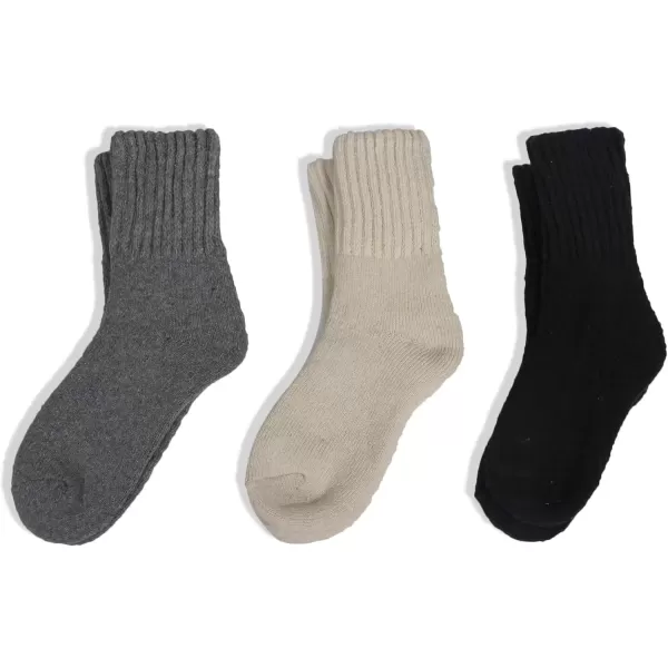 imageBomKinta Boot Socks for Women Winter Solid Thick Warm Socks Cozy Crew Socks Christmas GiftMixcolor 5
