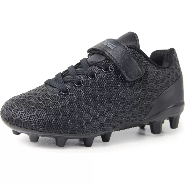 imageBomKinta Kids FG Soccer Cleats Athletic Outdoor Soccer ShoesBlack