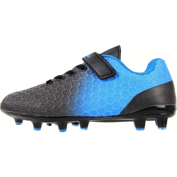 imageBomKinta Kids FG Soccer Cleats Athletic Outdoor Soccer ShoesBlack Blue