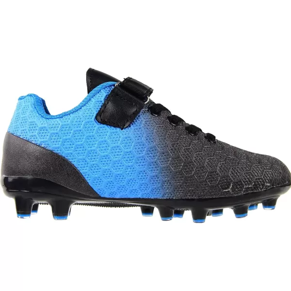 imageBomKinta Kids FG Soccer Cleats Athletic Outdoor Soccer ShoesBlack Blue