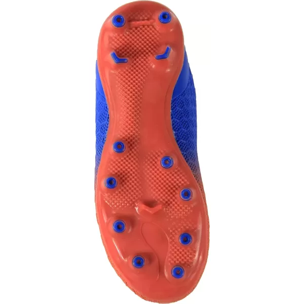 imageBomKinta Kids FG Soccer Cleats Athletic Outdoor Soccer ShoesBlue Orange