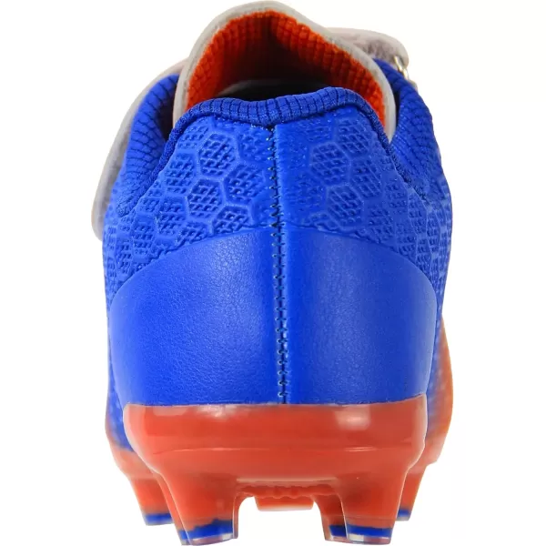 imageBomKinta Kids FG Soccer Cleats Athletic Outdoor Soccer ShoesBlue Orange