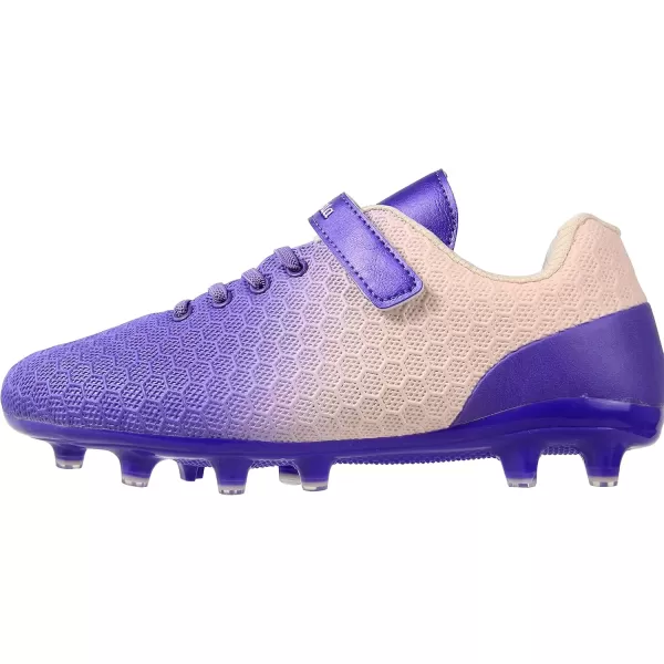 imageBomKinta Kids FG Soccer Cleats Athletic Outdoor Soccer ShoesPurple