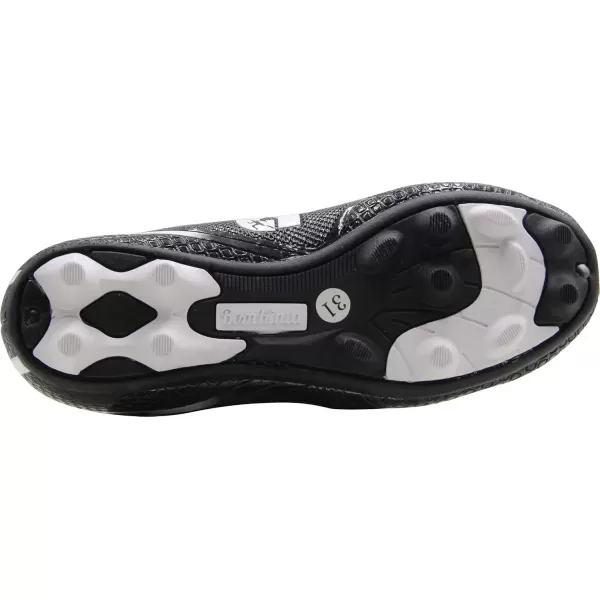 imageBomKinta Kids FG Soccer Shoes Athletic Outdoor Soccer Cleats2 Black