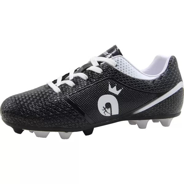 imageBomKinta Kids FG Soccer Shoes Athletic Outdoor Soccer Cleats2 Black