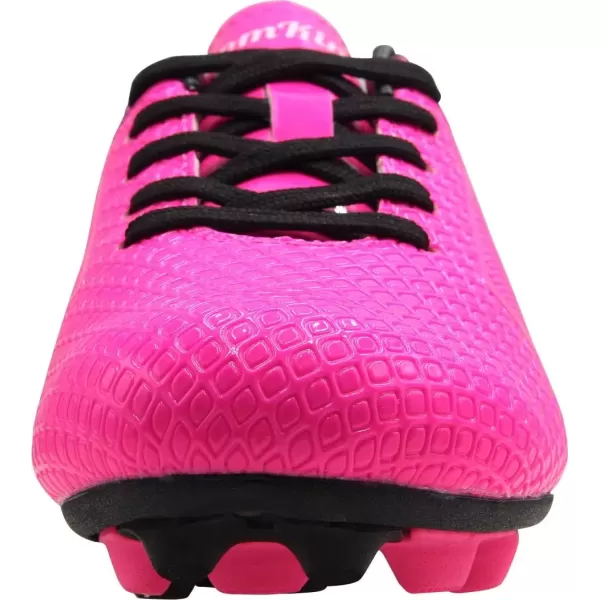 imageBomKinta Kids FG Soccer Shoes Athletic Outdoor Soccer Cleats2 Rose Red