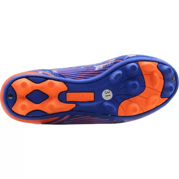 imageBomKinta Kids FG Soccer Shoes Athletic Outdoor Soccer Cleats3 Blue