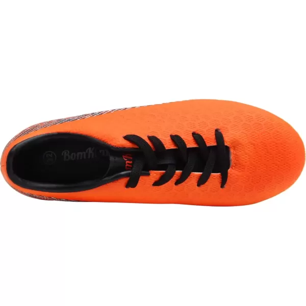 imageBomKinta Kids FG Soccer Shoes Athletic Outdoor Soccer Cleats4 Orange