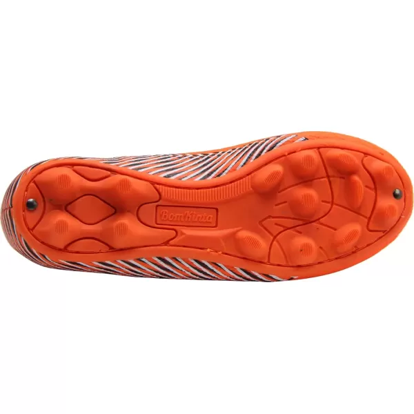 imageBomKinta Kids FG Soccer Shoes Athletic Outdoor Soccer Cleats4 Orange