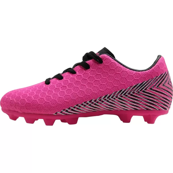 imageBomKinta Kids FG Soccer Shoes Athletic Outdoor Soccer Cleats4 Rose Red