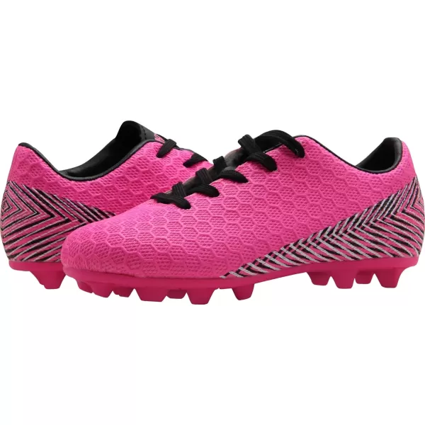 imageBomKinta Kids FG Soccer Shoes Athletic Outdoor Soccer Cleats4 Rose Red