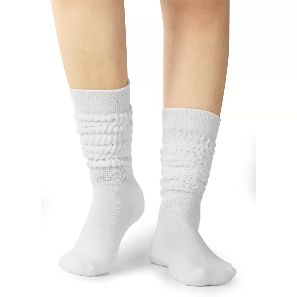 imageBomKinta Slouch Socks Women Thigh High Boot Socks Soft Scrunch Socks Size 511White Purple Rose 3 Paris