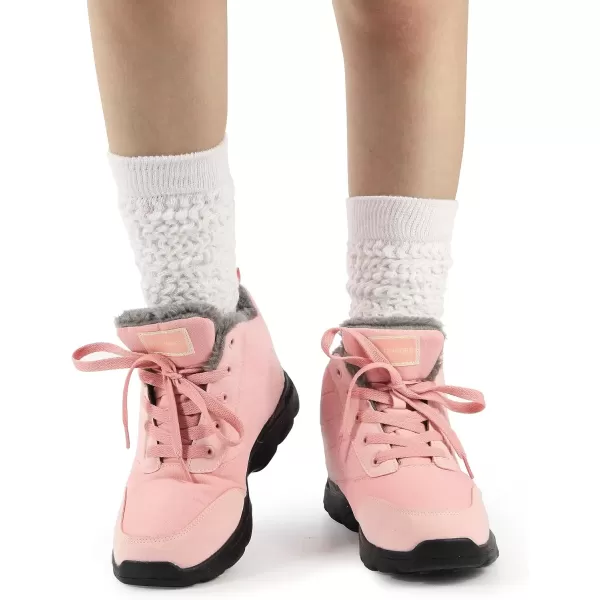 imageBomKinta Slouch Socks Women Thigh High Boot Socks Soft Scrunch Socks Size 511White White White 3 Paris