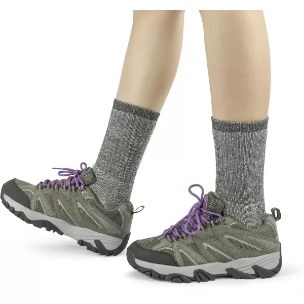 imageBomKinta Wool Socks for Women  Merino Warm Boot Hiking Socks  Thermal Crew Socks for Winter Outdoor Working Size 5113 Pairs  Black  Black  Black