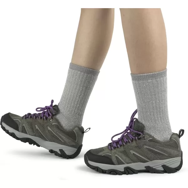 imageBomKinta Wool Socks for Women  Merino Warm Boot Hiking Socks  Thermal Crew Socks for Winter Outdoor Working Size 5113 Pairs  Black  Light Gray  Beige