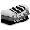 imageBomKinta Striped Crew Socks Women  Retro Novelty Socks  Stretchy Casual Athletic Cotton Sock Size 5113 Pairs  Black White Grey
