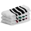 imageBomKinta Striped Crew Socks Women  Retro Novelty Socks  Stretchy Casual Athletic Cotton Sock Size 5113 Pairs  White Mix Color 2