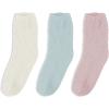 imageBomKinta Fuzzy Socks Women  Winter House Slipper Sock  Cozy Thick Warm Sleeping Socks Size 5103 Pairs Beige Green Lotus Pink