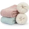 imageBomKinta Fuzzy Socks Women  Winter House Slipper Sock  Cozy Thick Warm Sleeping Socks Size 5103 Pairs Beige Green Lotus Pink