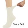 imageBomKinta Fuzzy Socks Women  Winter House Slipper Sock  Cozy Thick Warm Sleeping Socks Size 5103 Pairs Black White Khaki