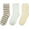 imageBomKinta Fuzzy Socks Women  Winter House Slipper Sock  Cozy Thick Warm Sleeping Socks Size 5103 Pairs Striped Pink Green Yellow
