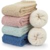 imageBomKinta Fuzzy Socks Women  Winter House Slipper Sock  Cozy Thick Warm Sleeping Socks Size 5105 Pairs Navy Blue Light Khaki Green Pink Beige